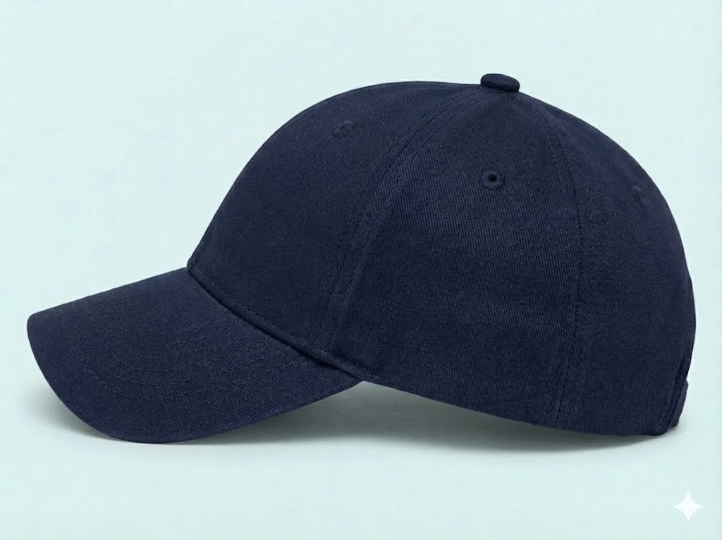 Premium Customizable Navy Blue Baseball Cap